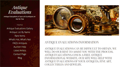 Desktop Screenshot of antiquevaluations.com